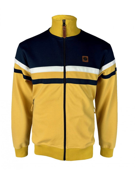 Panel Stripe Track Top - Mustard TR/9051