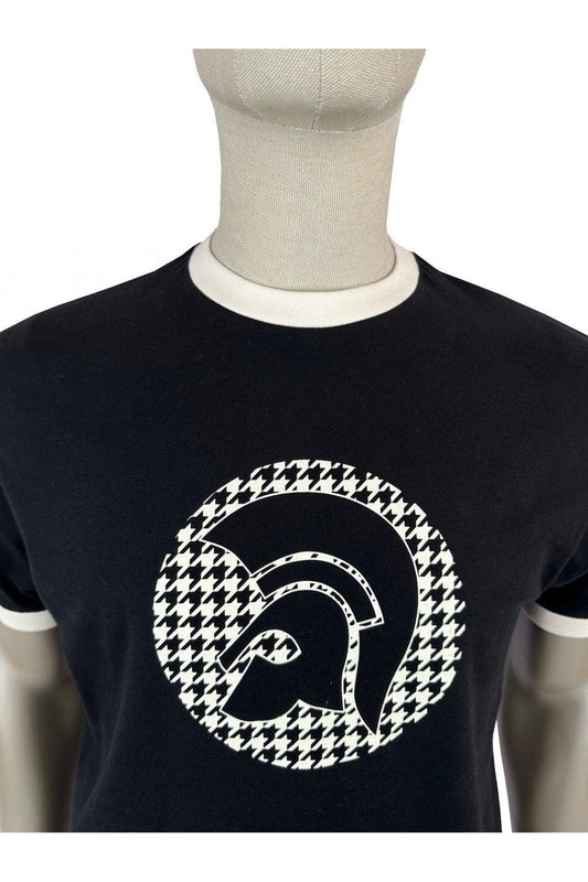 Houndstooth Logo Tee TR/8989 black