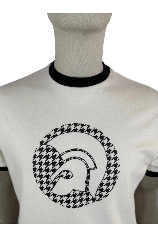 Houndstooth Logo Tee TR/8989 ecru