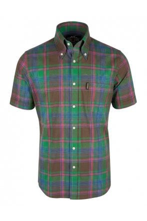 Trojan Check Shirt - Green - TC1047