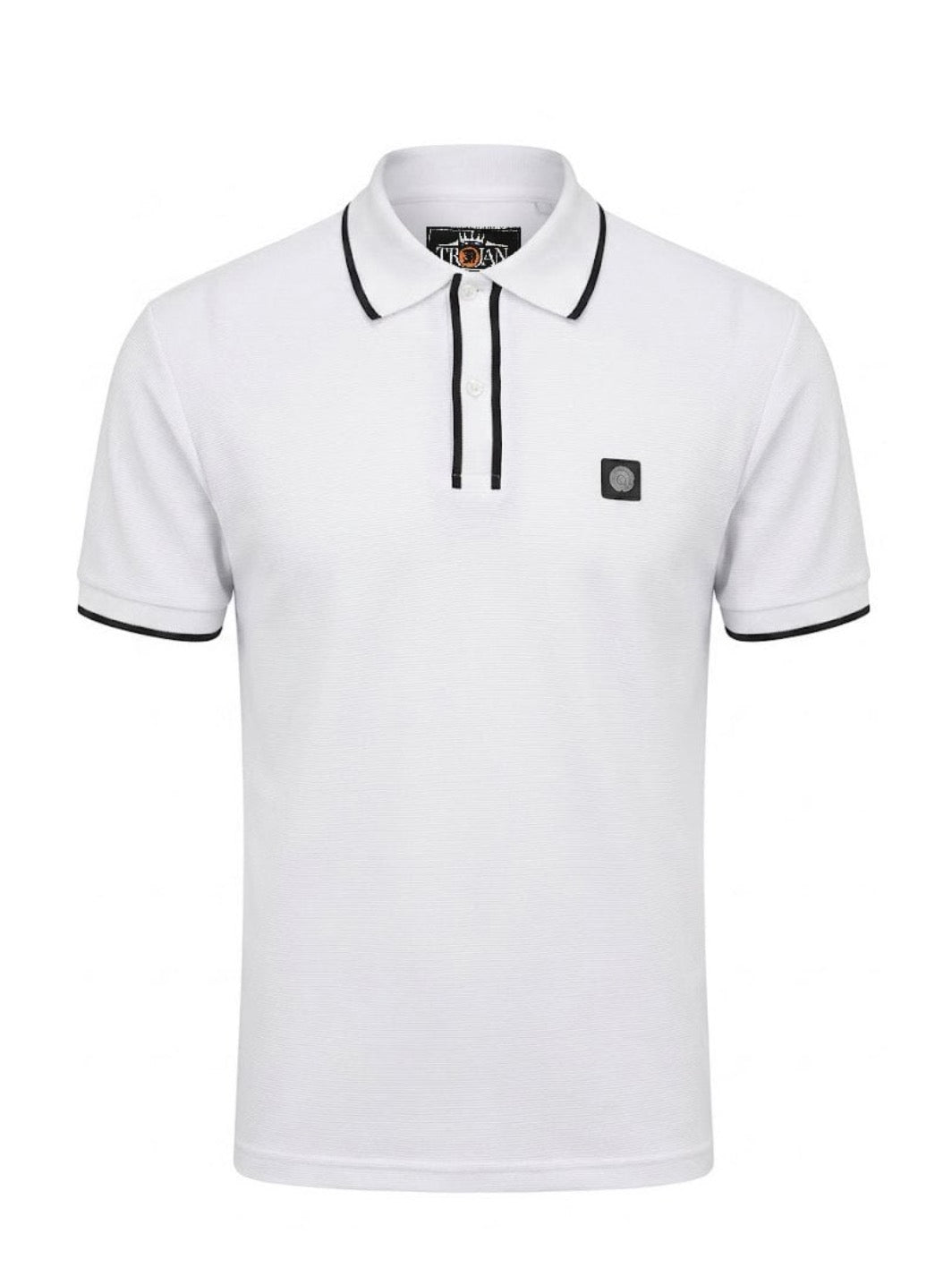 Mono Ottoman Rib Polo TR/9126 - White
