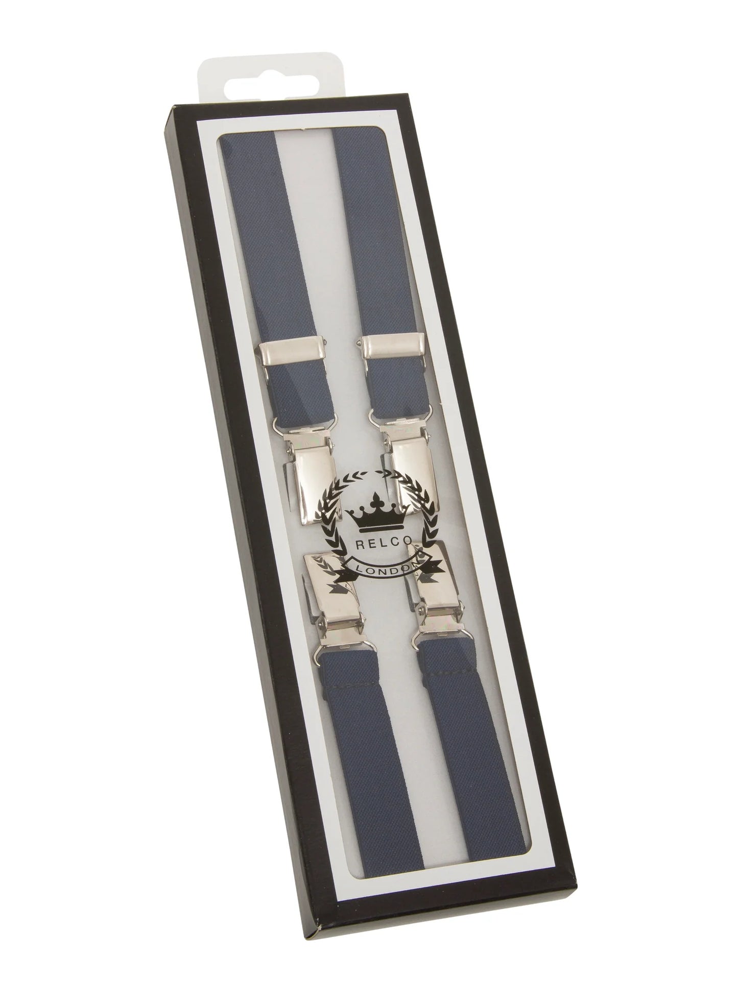 Braces with Buckle - Navy