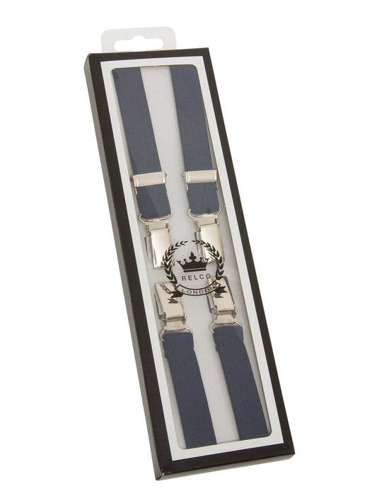 Braces with Buckle - Navy
