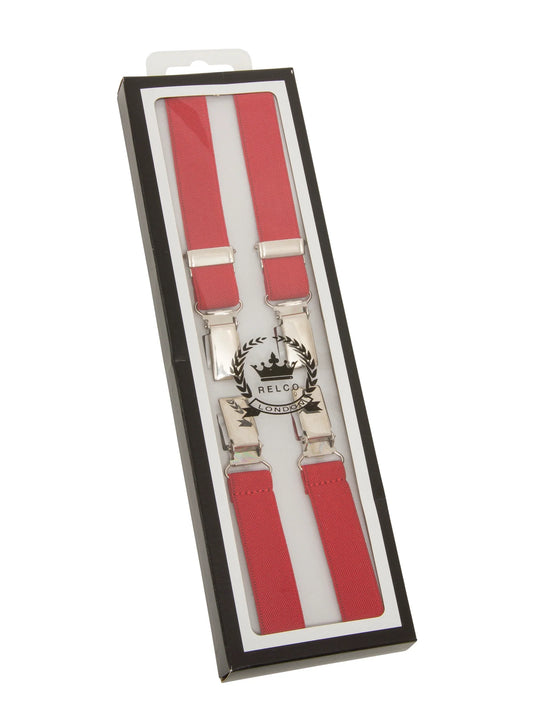 Braces with Buckle - Red