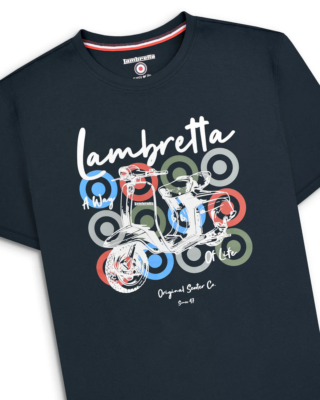 Scooter Brand Tee - Navy