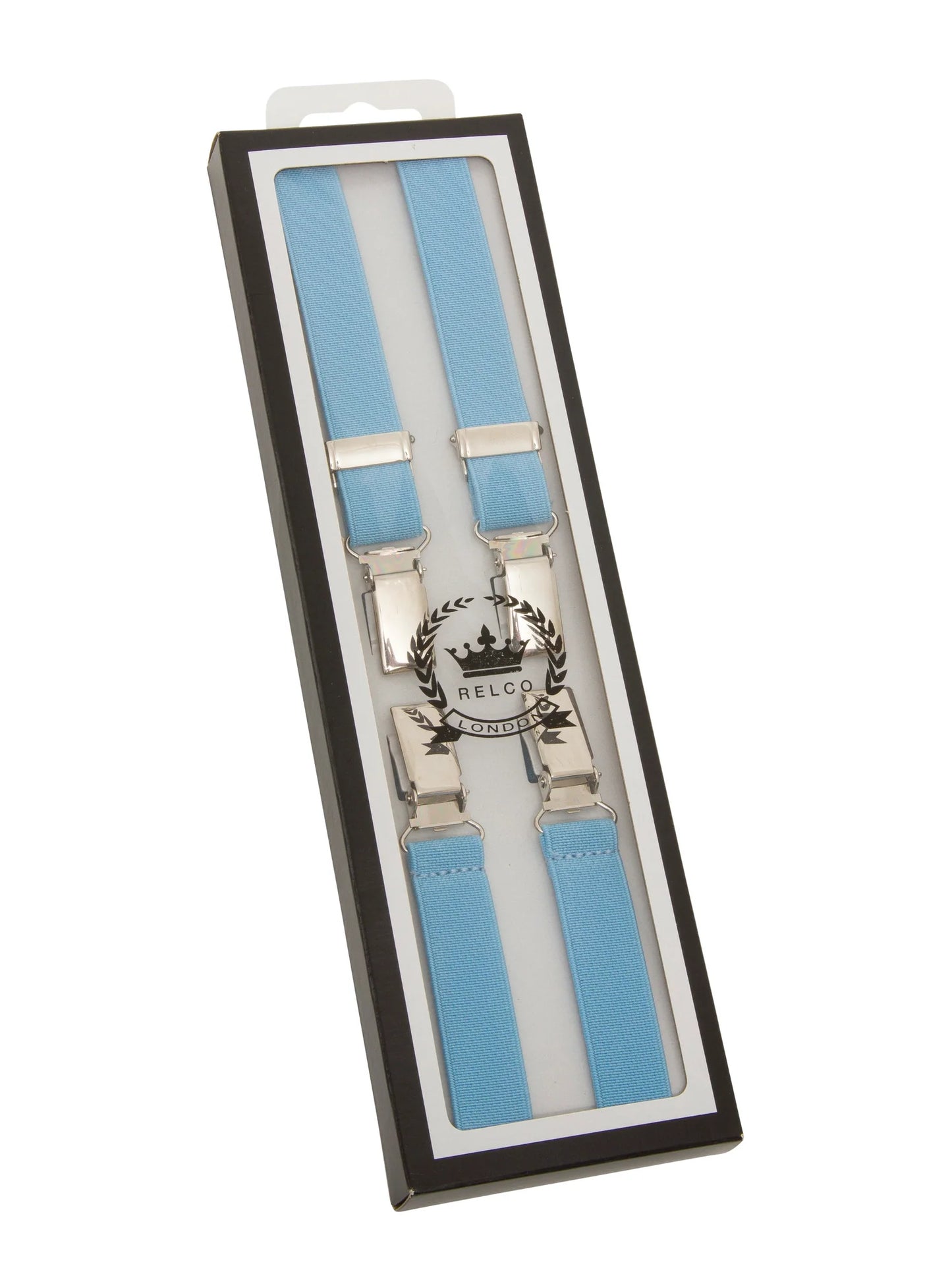 Braces with Buckle - Sky  Blue