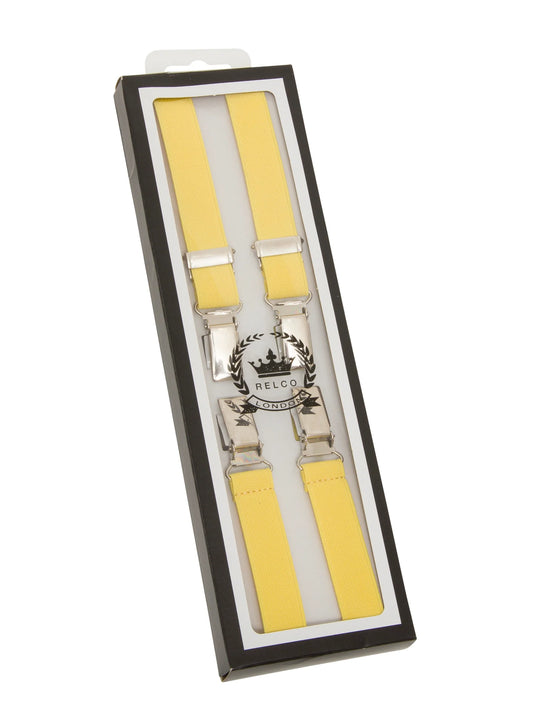 Braces with Buckle - Yellow