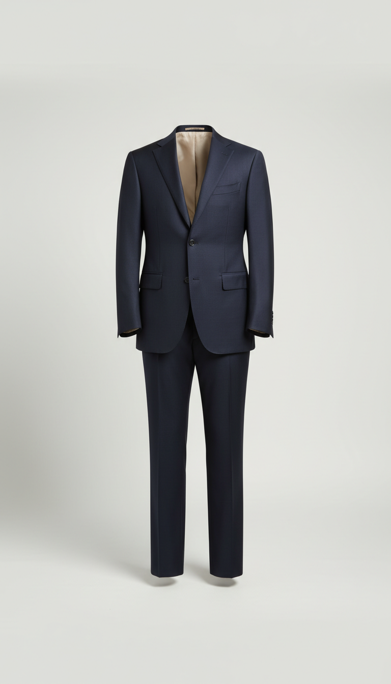 Midnight Blue Italian Wool Suit