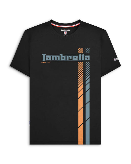 Fade Racing Stripe - Black