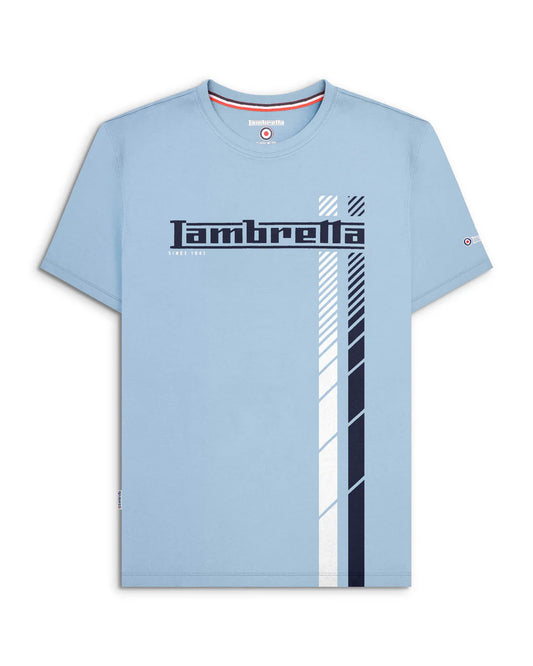 Fade Racing Stripe - Sky