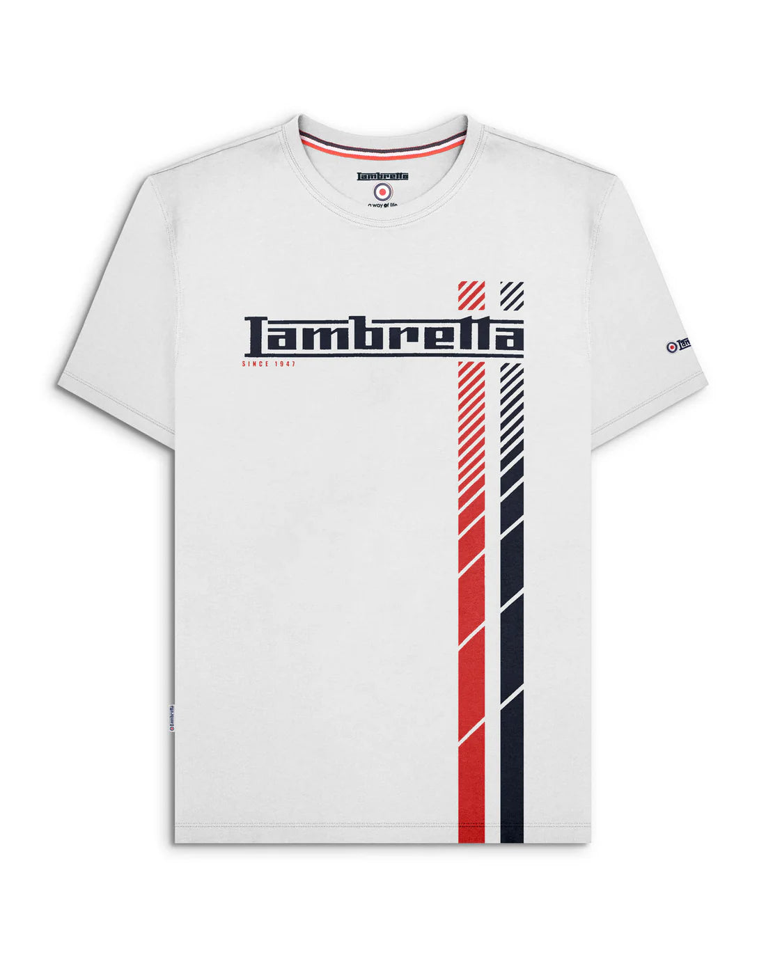 Fade Racing Stripe - White