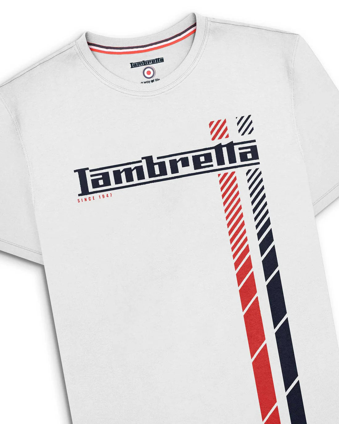Fade Racing Stripe - White