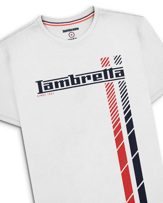 Fade Racing Stripe - White