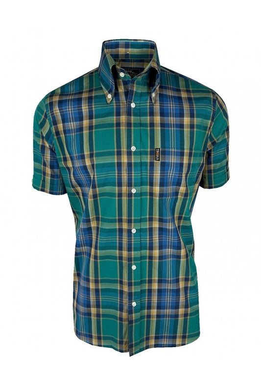 Trojan Check Shirt - Jade