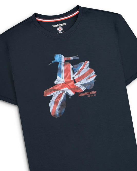 Scooter Tee - Navy