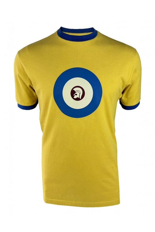 Trojan Target Ringer Tee - Mustard