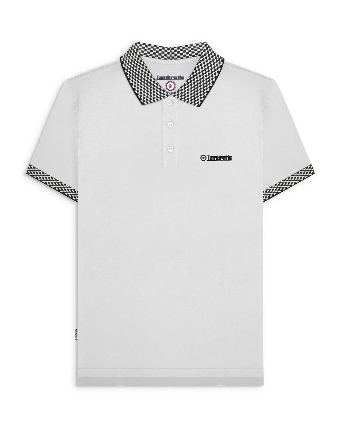 Two Tone Polo - White