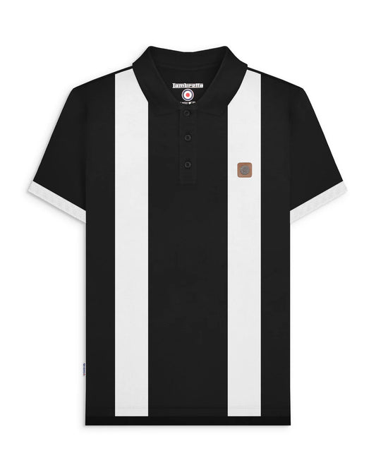 Vintage Panel Polo - Black / White